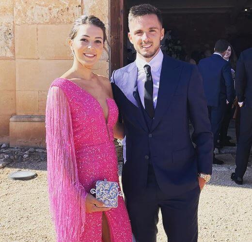 Carmen Mora with her boyfriend Pablo Sarabia attended Dani and Daphne wedding in June.